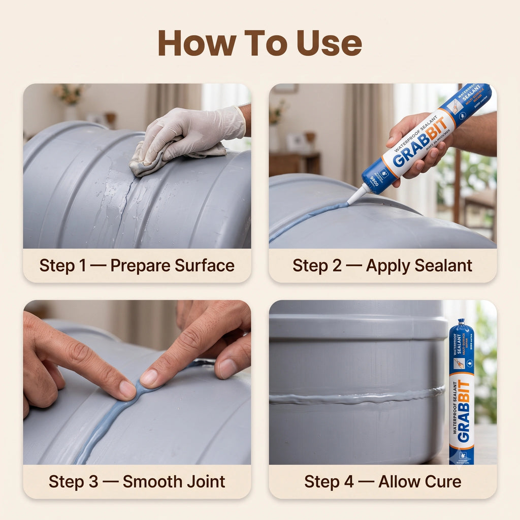 SealTite — Waterproof Sealant |  Crack Resistant | Multi-Surface Adhesive