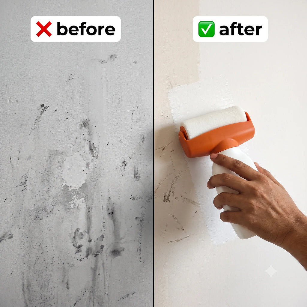 WallCare - Damage Wall Repair | Built-In Roller | Quick Touch-Ups | Easy Application