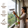SprayWipe-  Window Wiper | 3-in-1 Design | Spray Function | Squeegee Blade