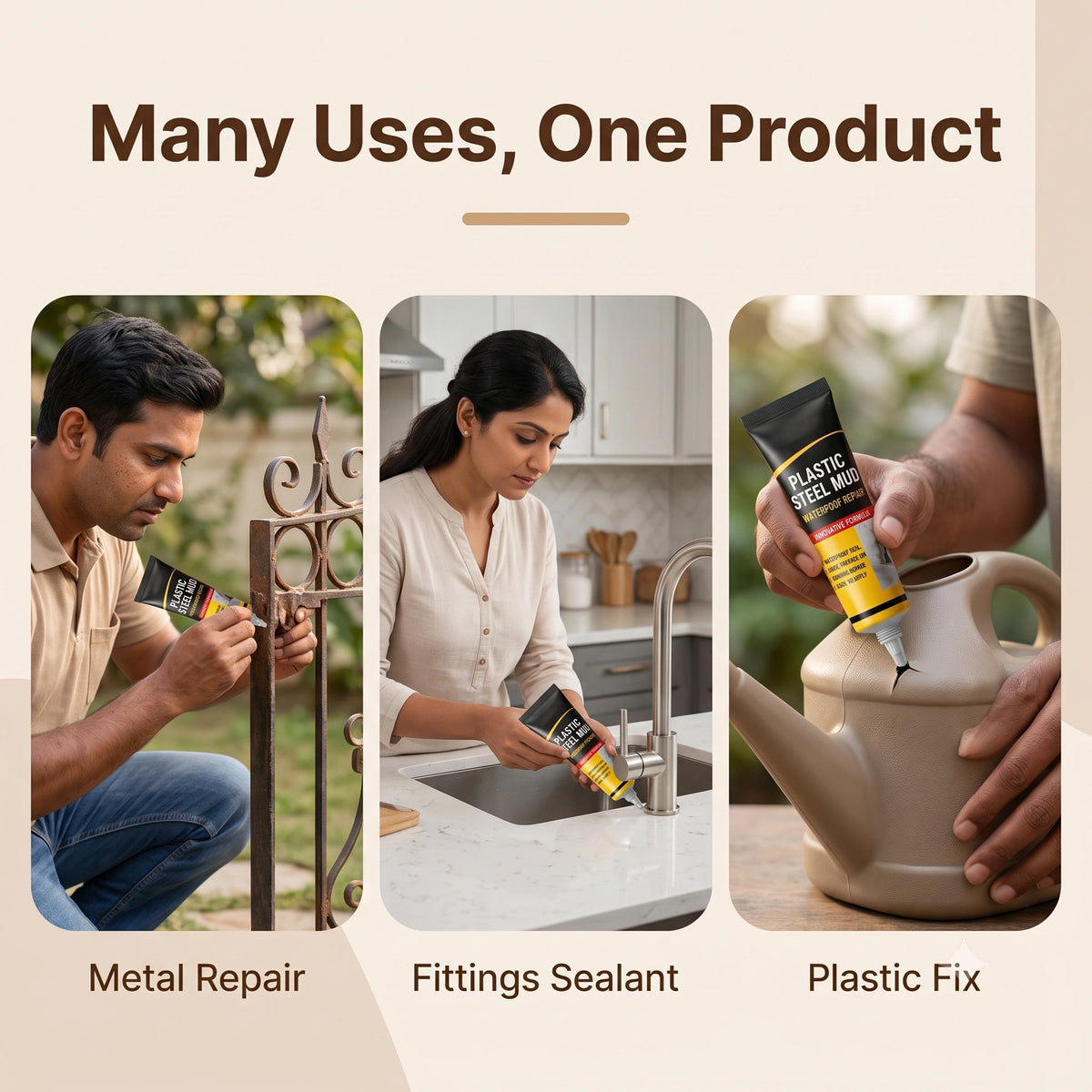 FixStick— Plastic Still Mud | Leak Repair | Waterproof Paste | Easy Application