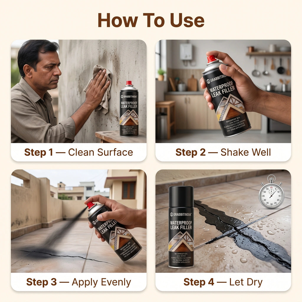 WaterSealSpray — Crack Repair Spray | Waterproof |Multi-Surface Protective