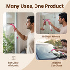 SprayWipe-  Window Wiper | 3-in-1 Design | Spray Function | Squeegee Blade