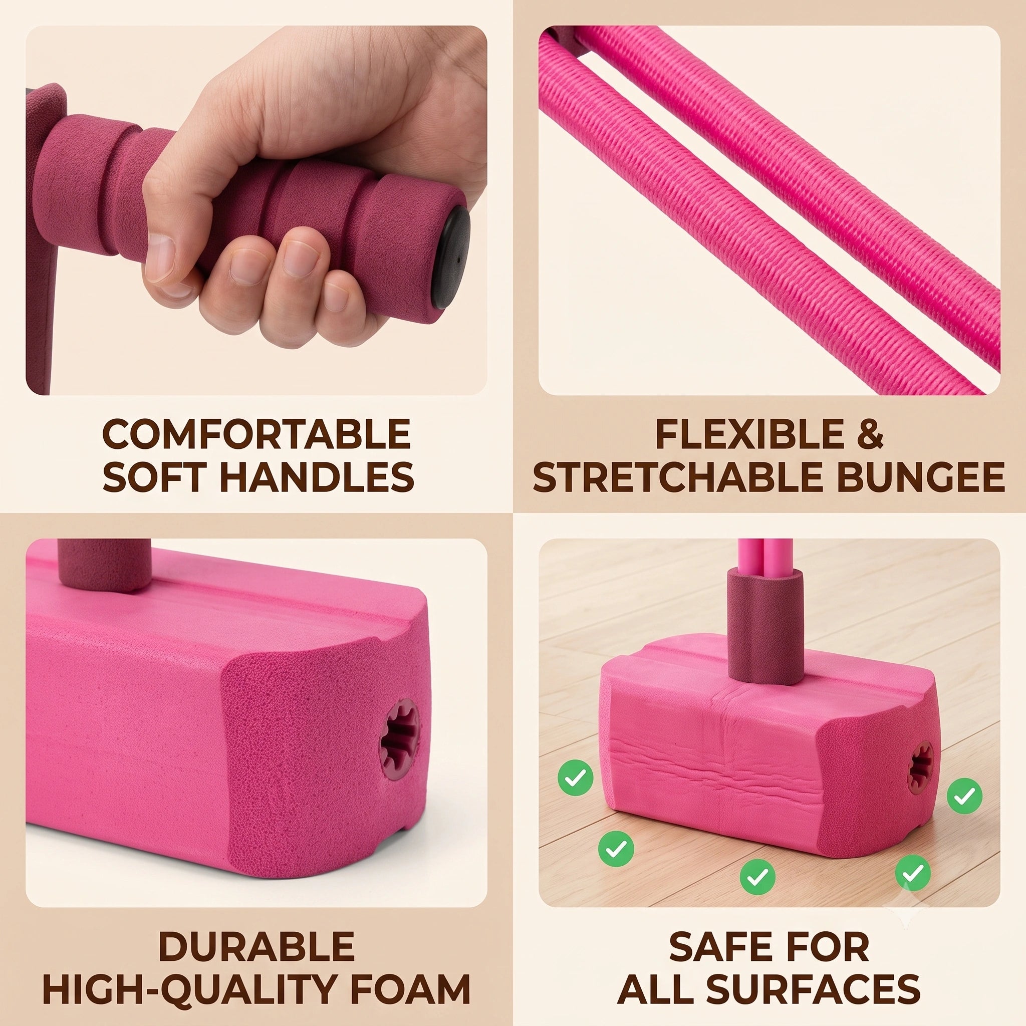 BounceMate - Kids Hopper Toy | Built-In Squeaker | Fun Physical Active Play | Indoor & Outdoor