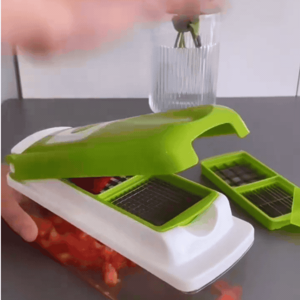 SmartChop -  15-in-1 Vegetable Chopper | Steel Blades | Catch Container